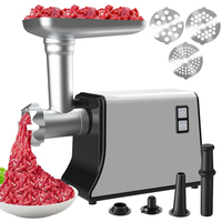 3IN1 Electric Meat Grinder Sausage Stuffer Heavy Duty 2800W Food Processor for Kubbe, Meat Chopper, Mincer Kitchen Grinder Maker