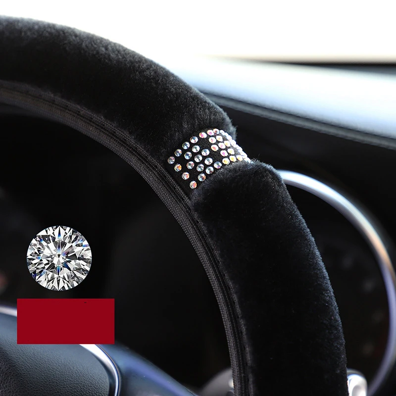 Housse De Volant Cœur Strass - Peluche Douce - Pour Volants 36 à 38 Cm - Confort & Style - 9