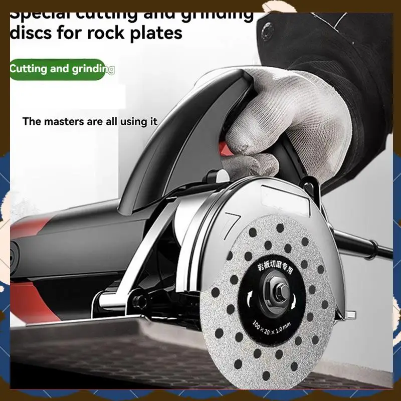 

5PCS Dia 100Mm Rock Grinding Cutting Disc Ultra-Thin Saw Blade Multi Hole Disc Marble Tile Glass Cutter Plate-[A53I]