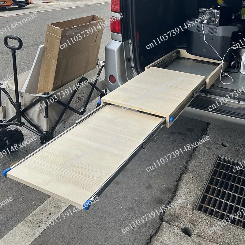 Car trunk rack RV refrigerator pull cabinet self-driving travel cooking stall suitable for camping coffee truck
