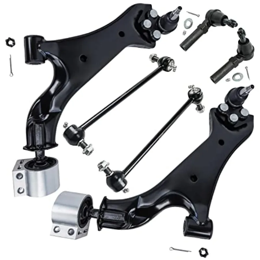 Front End 6pc Suspension Kit for 20102017 Chevy Equinox GMC Terrain 2011 2012 2013 2014 2015 2016 Replacement with 2 Lower Cont