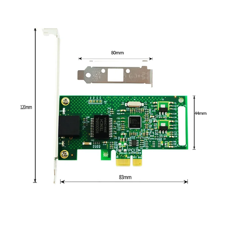 AF91-9301CT Pciex1 Gigabit Single Electrical Port Server Network Card 82574L Chip Wired Computer Network Card