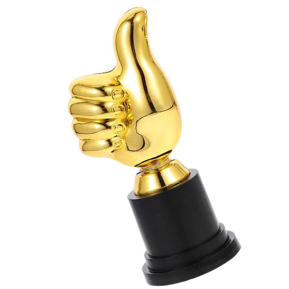 Kids Awesome Trophy Sports Banquet Trophies Funny for Adults Cheer Toy Compact Cup Plastic Thumb Golden Competition