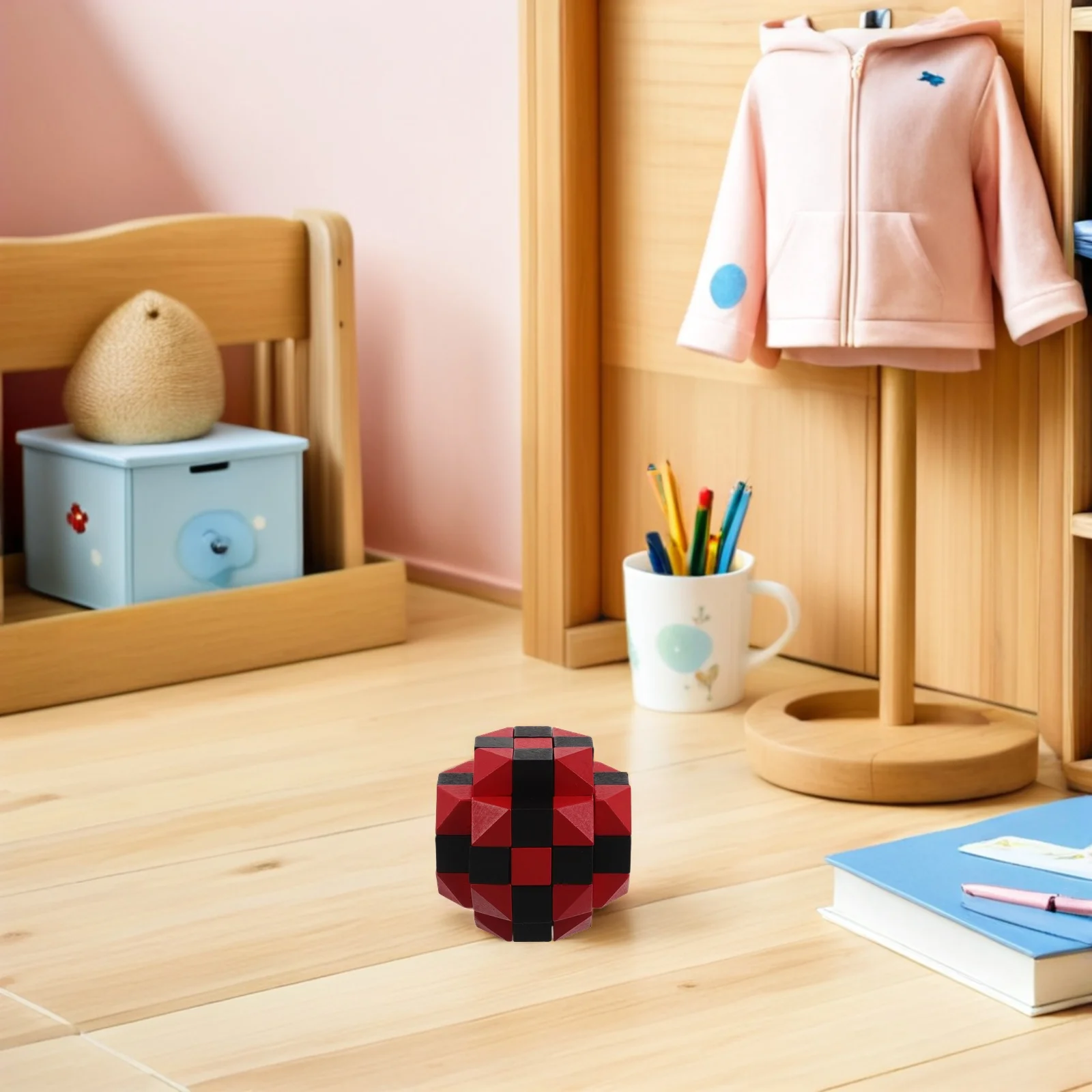 Cube de casse-tête en bois, Puzzle de verrouillage chinois pour adolescents et adultes, assemblage 3D, retrait de Puzzle logique, jeu éducatif Iq