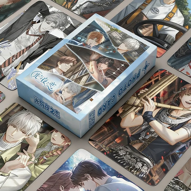 55Pcs/Set Game Light and Night Lomo Cards - Osborn Evan Sariel Cosplay Figure Photocard Fans Collection Exquisite Postcard
