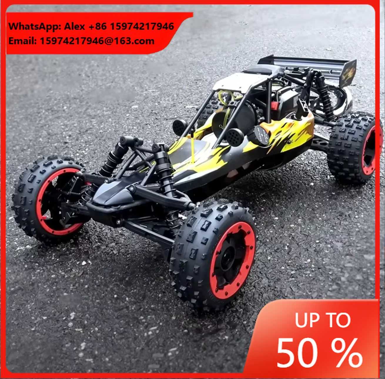 Rovan Rofun Baja 5B 2.4G RC Racing Buggy Car 80km/h 1/5 Gas 2 Stroke Engine Off-road Nitro Truck  29CC
