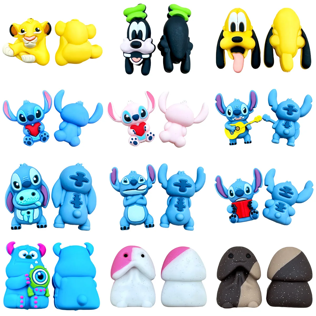 

10 шт. 3D силиконовые бусины-шармы для детских подвесок, игрушек, DIY-украшений, бусин для ручек, цепочек для сосок, ювелирных изделий ручной работы