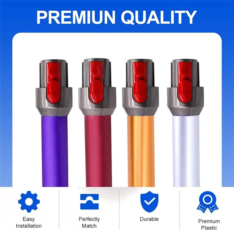 Remplacement du bouton de languette de loquet de Clip de tête de nettoyeur pour Dyson V7 V8 V10 V11 V15 bouton de baguette d'extension d'aspirateur