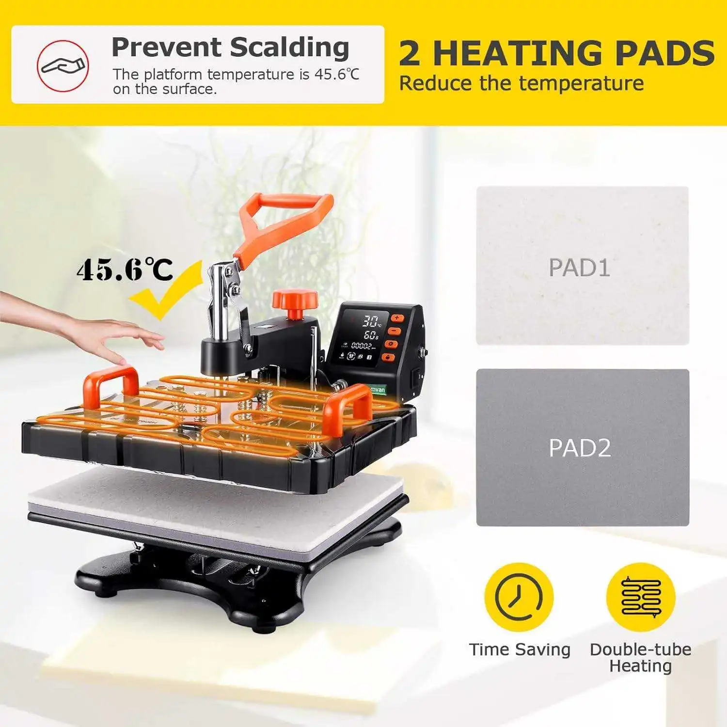 

Freesub 8 in 1 Heat Press Machine Pen Mug Hat/cap Heat Press Sublimation Printing Machines for t Shirt P8100