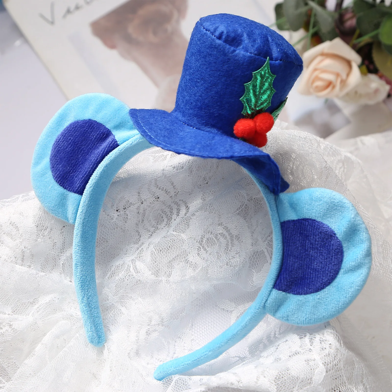 

Funny Animal Headband Cute Ears Headwear Costume Accessory for Adult Halloween Christmas Birthday Party Show Photography Props