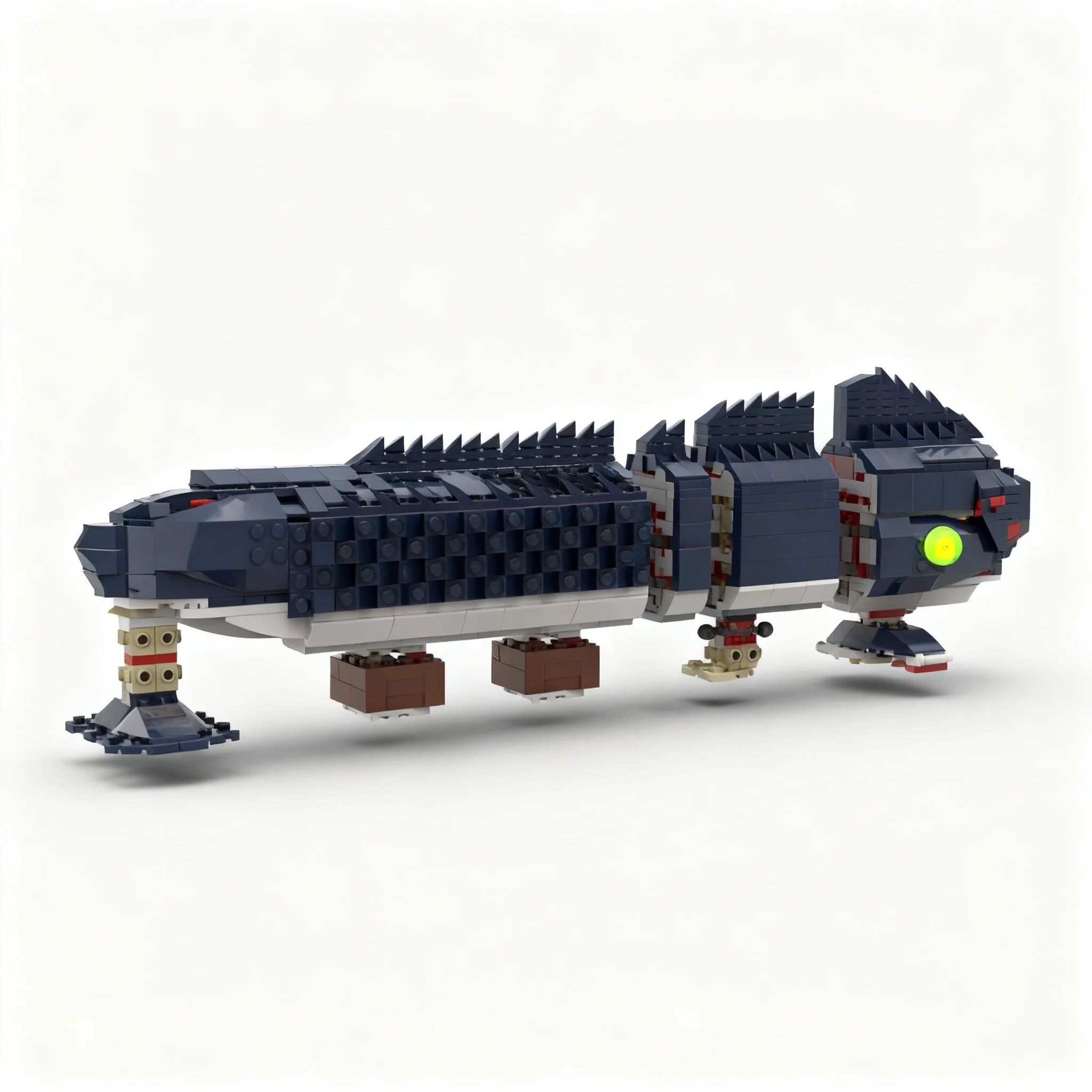1481pcs MOC Creator Creator 3-in-1 Ultimate Kraken X10 Model Building Blocks Construction Toys Christmas Gift Education Creative