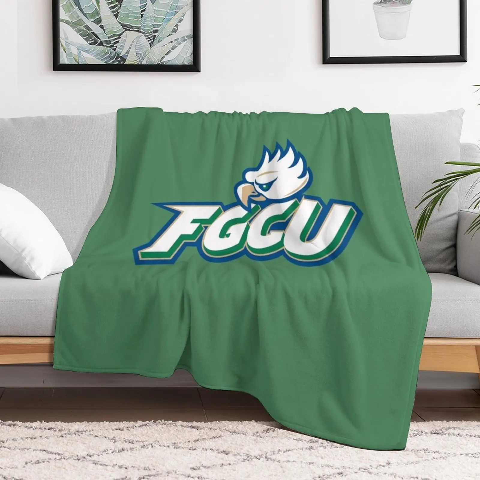 Florida-Gulf-Coast-Eagles-Baseball Throw Blanket Single Comforter manga Blankets