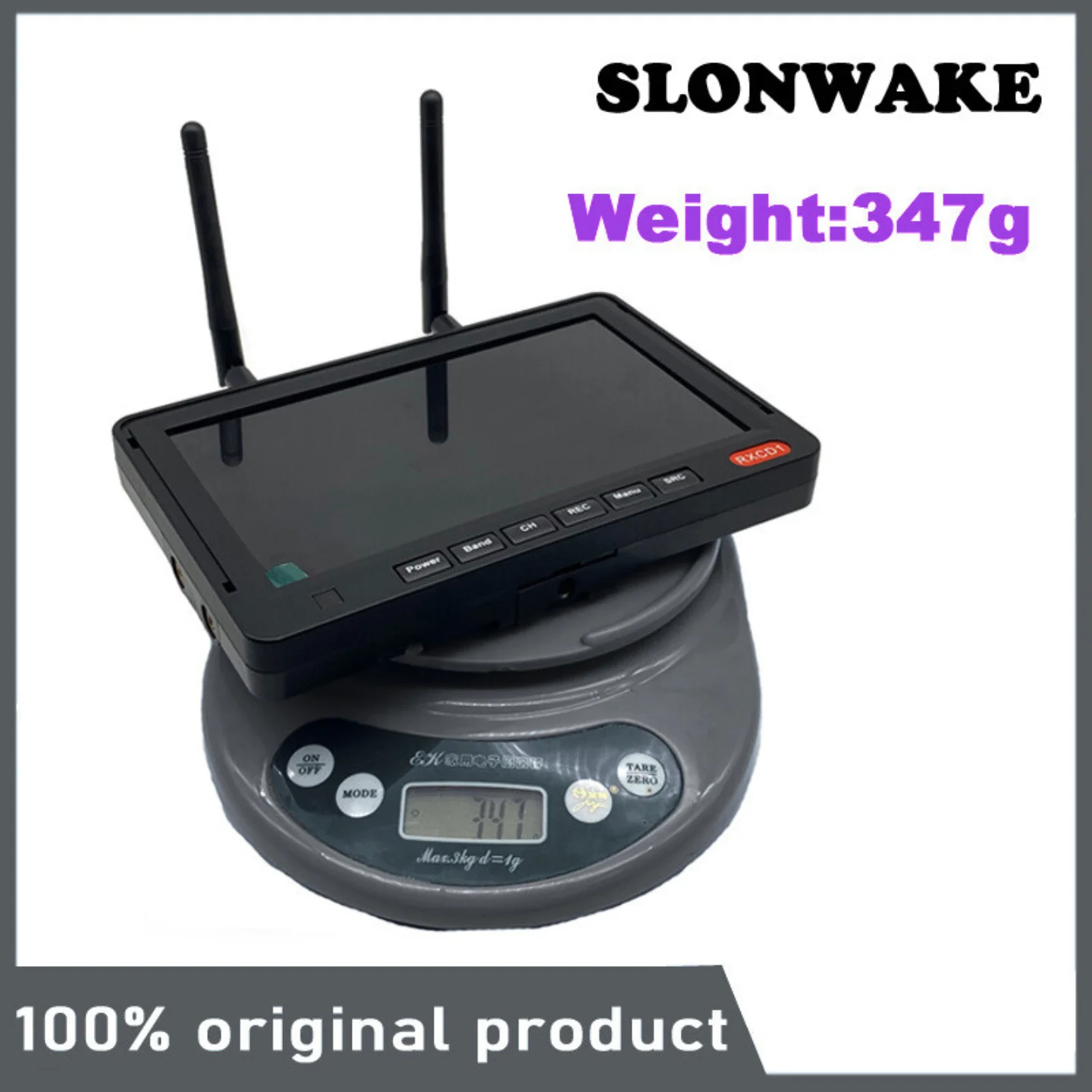 

new RXCD1 5.8G image transmission snow screen 7-inch dual-antenna IPS high-brightness display with DVR