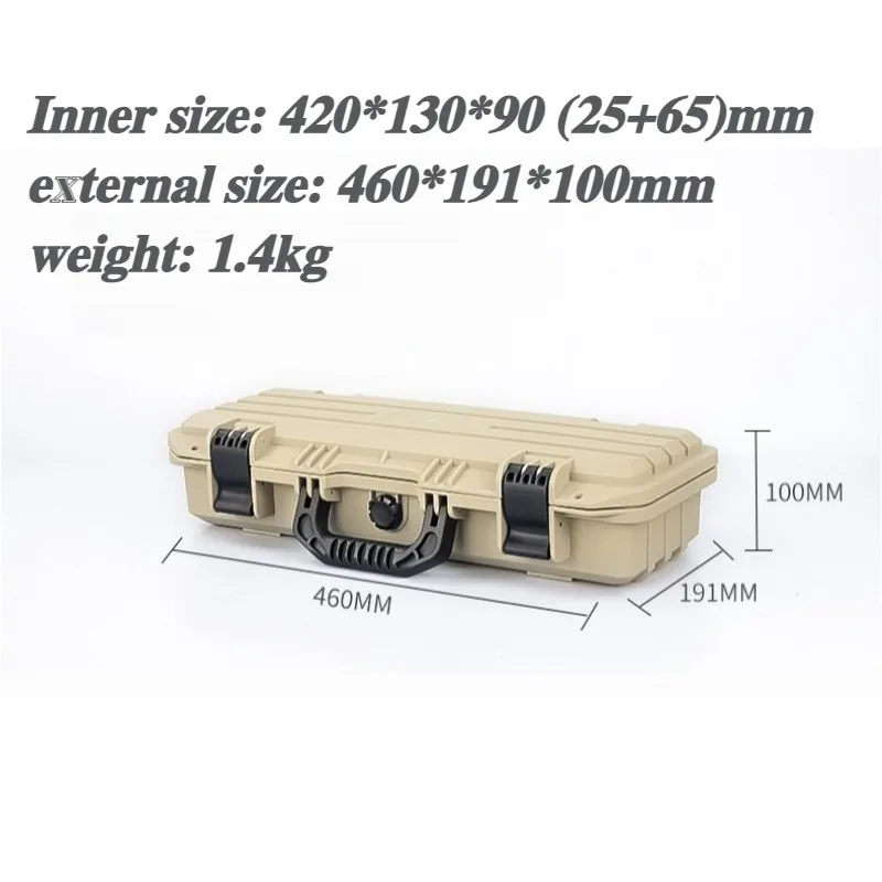 Caixa de ferramentas à prova d'água, organizador de ferramentas à prova de umidade, caixa de ferramentas portátil de proteção de segurança para instrumentos e equipamentos