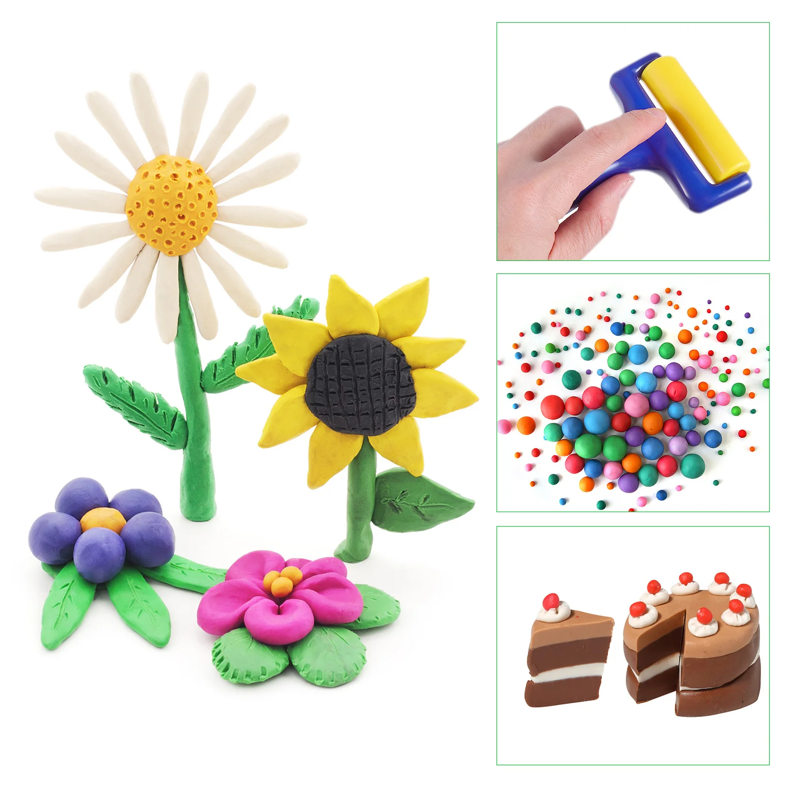 18 stampi per animali per bambini, kit di stampi manuali per plastilina colorata, argilla, fai da te, giochi educativi fatti a mano