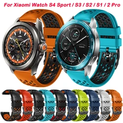 Watch Strap Bracelet for Xiaomi Watch 2 Pro correa Xiaomi Watch S3 S2 S1 Active Pro S4 Sport Strap 22mm Silicone Smartwatch Band