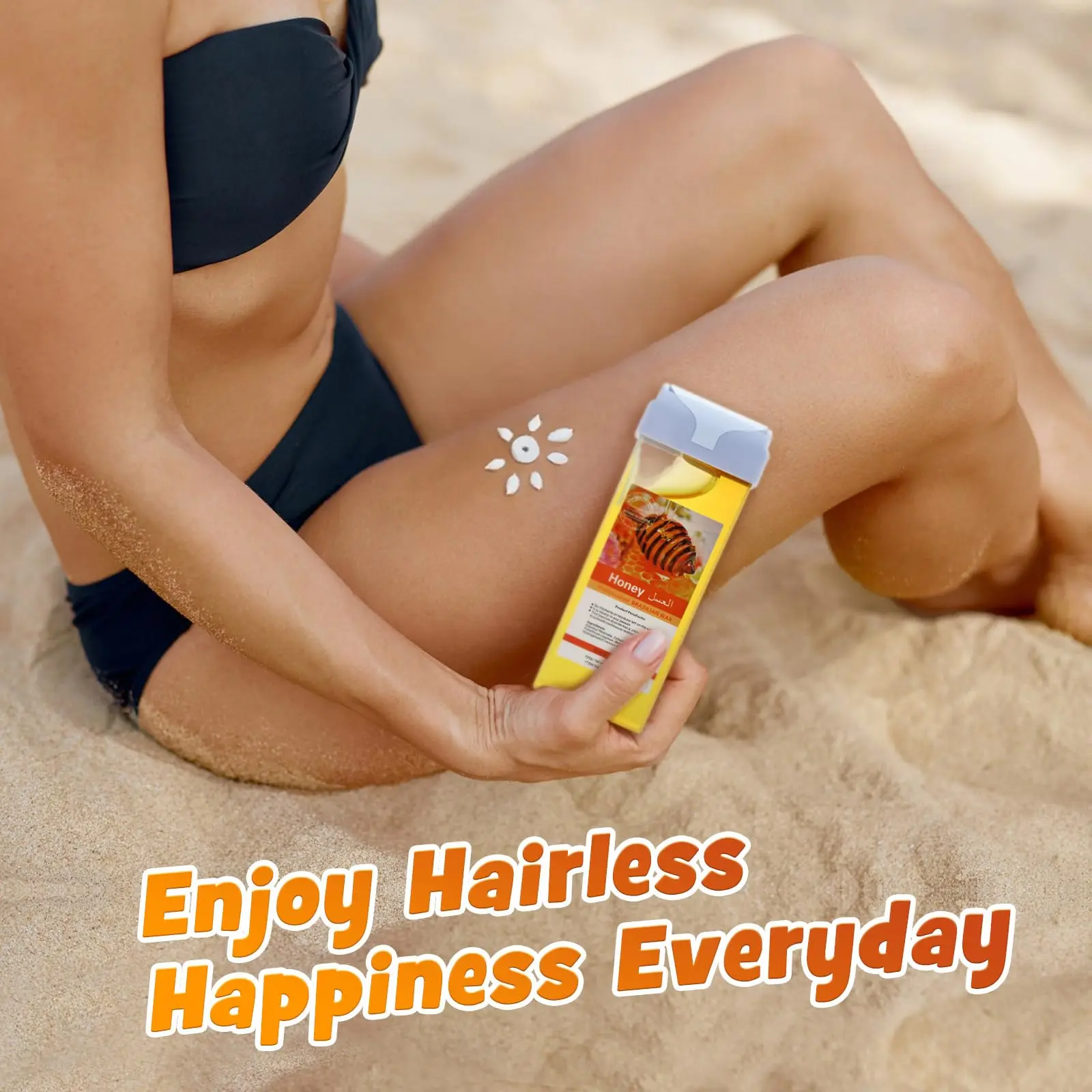 سخان الشمع الكهربائي لنزع الشعر مجموعة قاعدة دوارة الشمع لفة على الصبح آلة إزالة الشعر القابلة لإعادة الملء مجموعة سخان مزيل الشعر