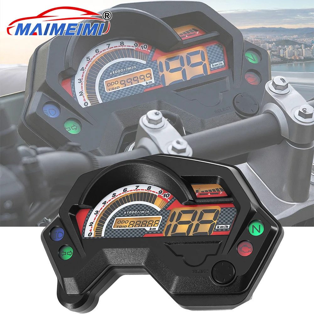 

For Yamaha FZ16 FZ 2.0 16 FZ S Fz V1 Fazer Motorcycle Speedometer Digital Odometer Tachometer LED backlight display