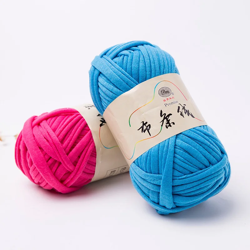 100g 30m T-shirt Thick Soft Cloth Yarn Hand Knitting Crochet Woven Handbag Blanket Thick Yarn Home Decoration 