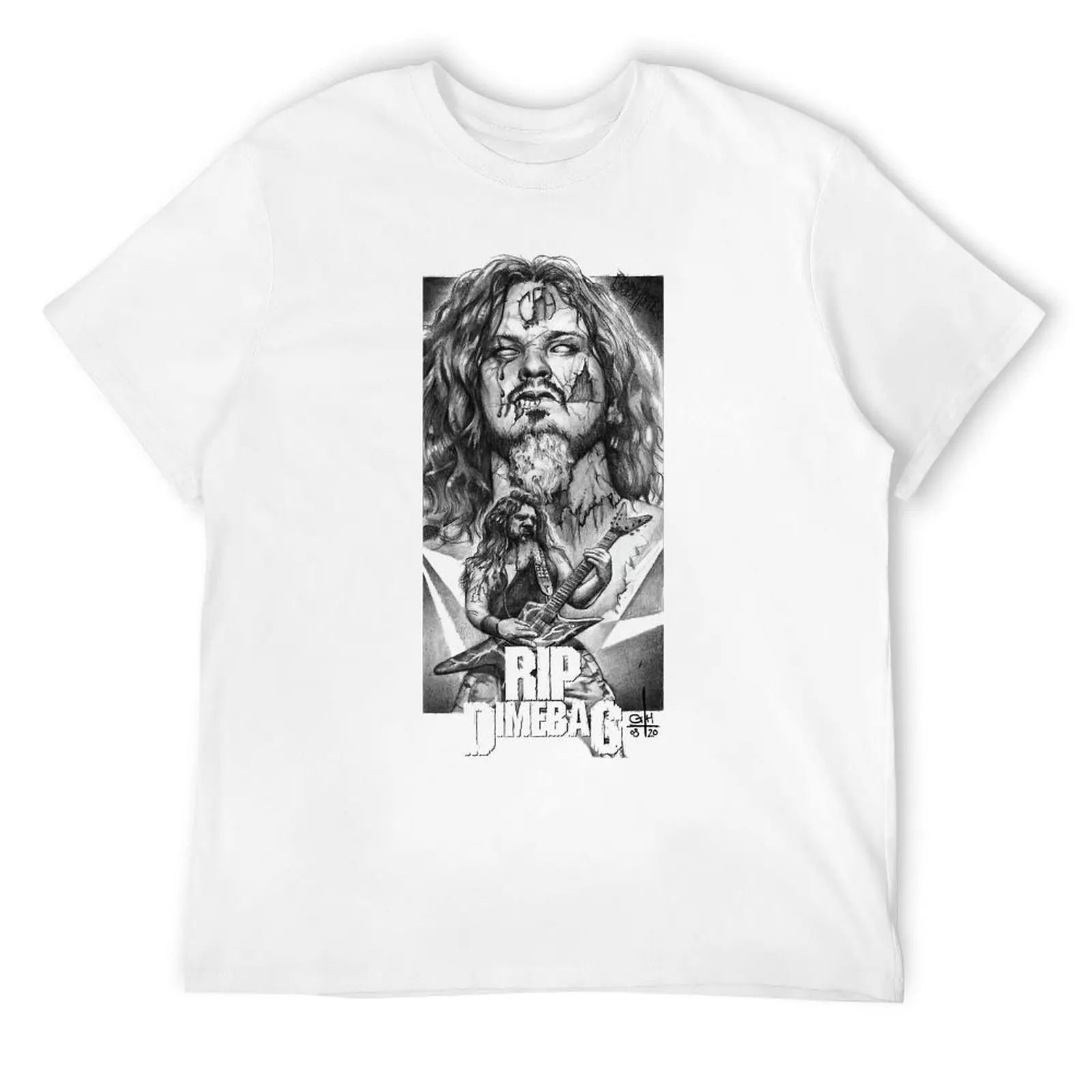 RIP DimebaG Darrell Pantera T-shirt Harajuku Campaign Tees Classic Home Funny Novelty Eur Size