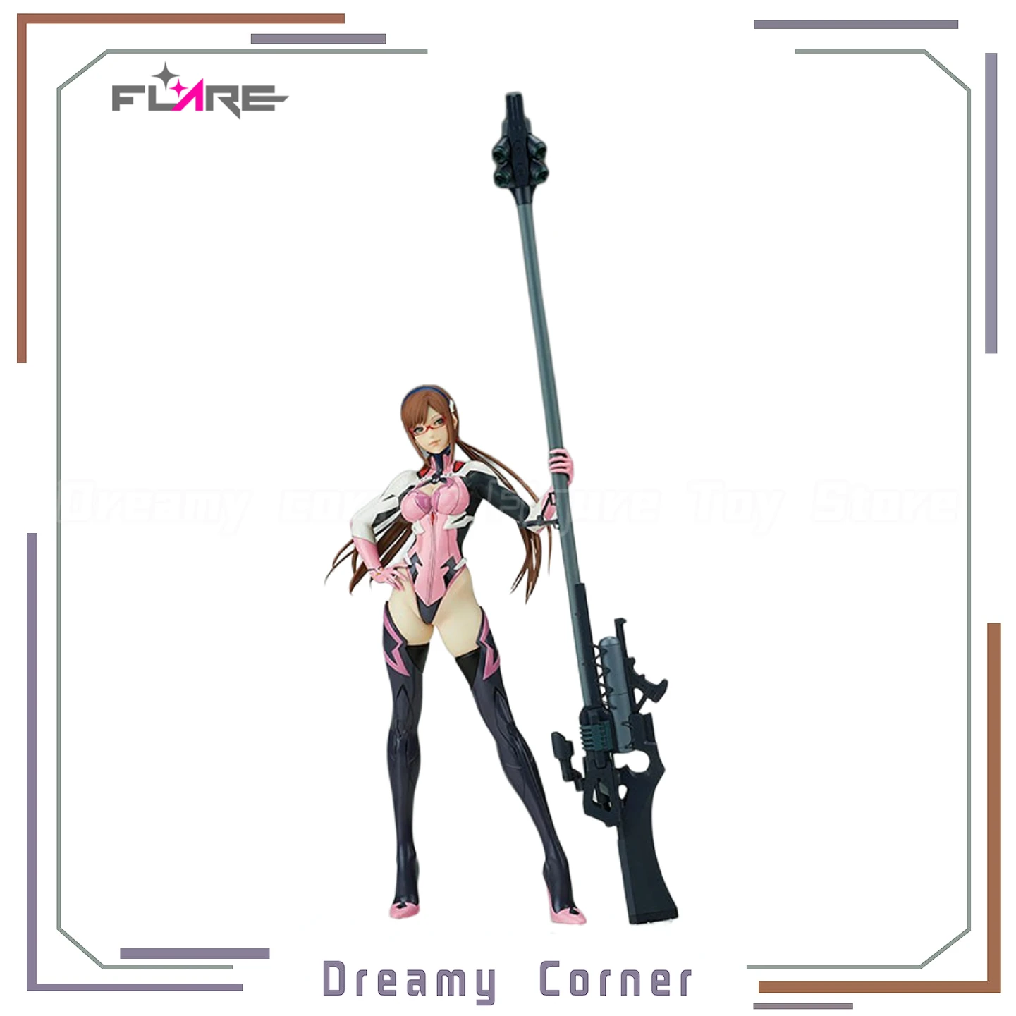 

【In Stock】Original FLARE EVA Q Makinami Mari Illustrious Limited Edition Figure Collection Model