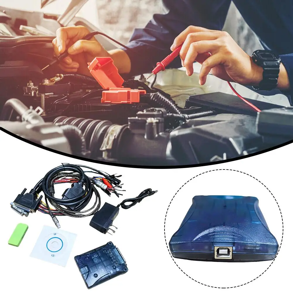 Automotive electronic chip tuning tools set ELM327 USB switch interface Read write operation car adapter CH340+25K80 red board