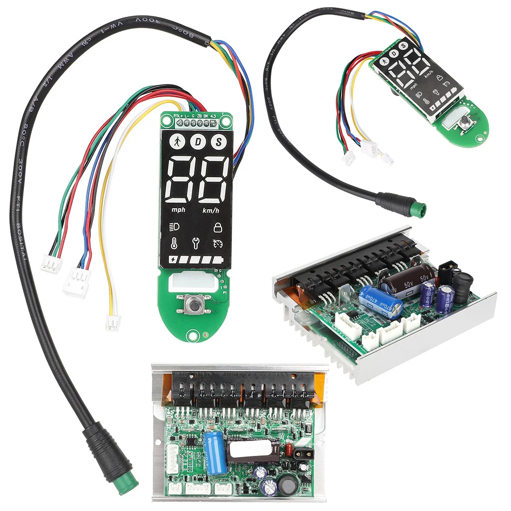 

Electric Scooter Controller Electric Scooter Dashboard Electric Scooter Replacement Aluminum Material Controller 69*87*27mm