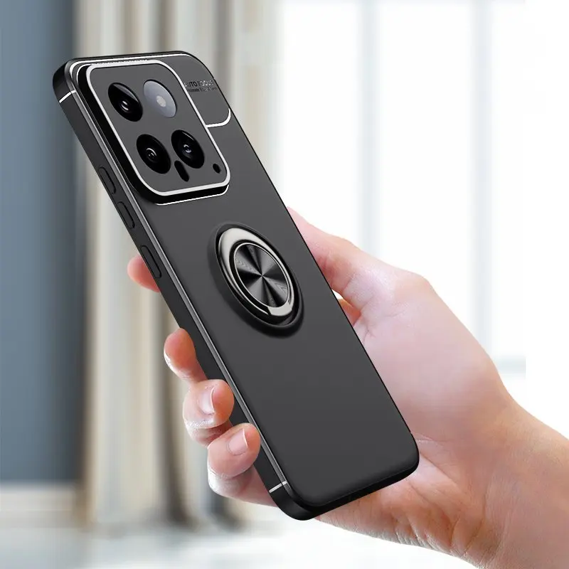 

For Xiaomi 14 Case for Xiaomi 14 13 13T Pro Cover Funda Coque Shockproof Megnet Stand Holder Phone Bumper Xiaomi 14