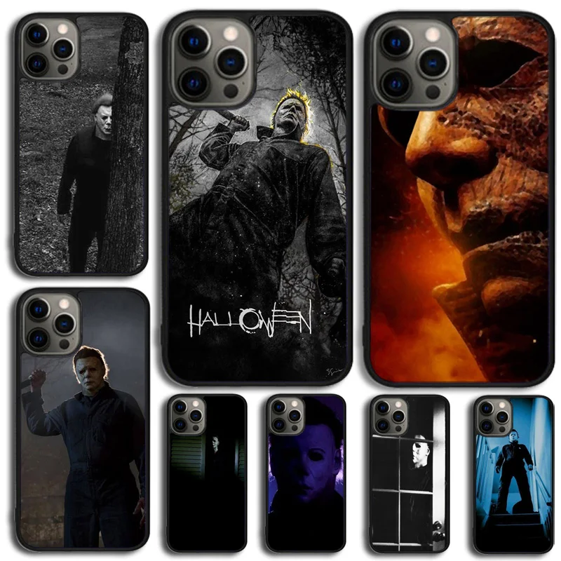 Halloween Michael Myers Phone Case Cover For iPhone 15 16 14 Plus 11 12 mini 13 Pro Max Apple X XR XS max