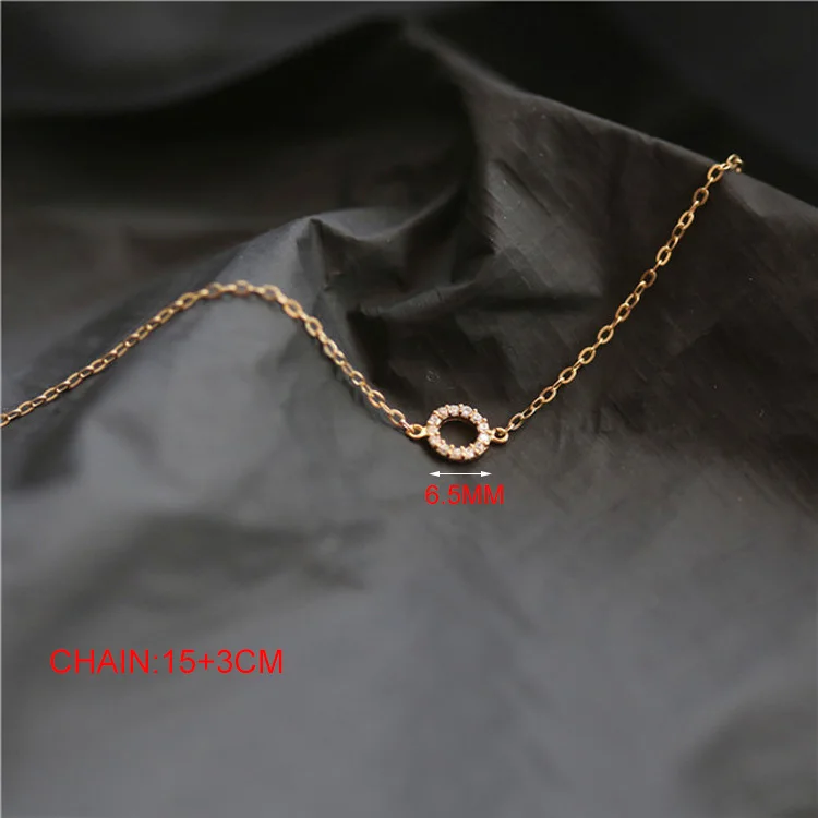INZATT ريال 925 مجوهرات الفضة القياسية والزركونيوم الجوف جولة 14K الذهب سوار حلية للنساء الزفاف الكلاسيكية الحد الأدنى غرامة مجوهرات