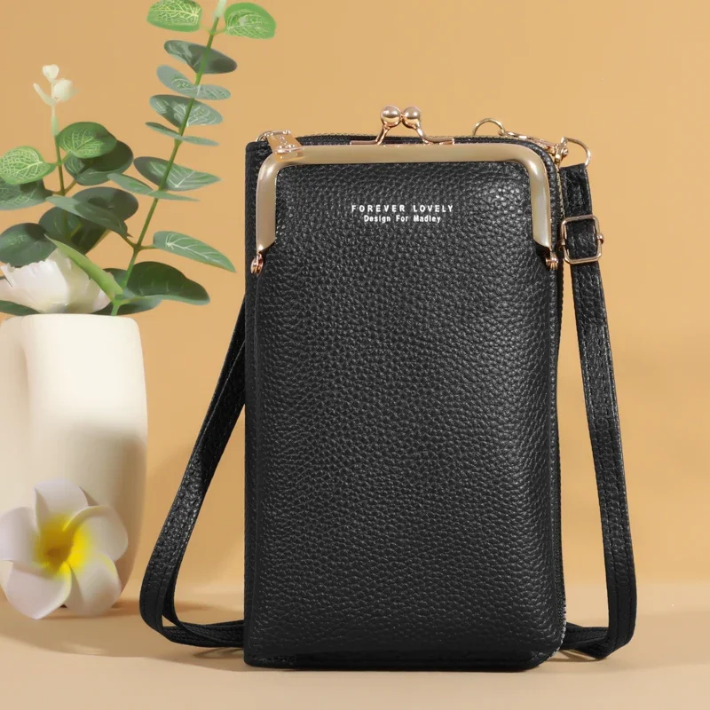 Bolso cruzado pequeño para mujer, Mini bolso de hombro de cuero mate, bolso de mano para teléfono