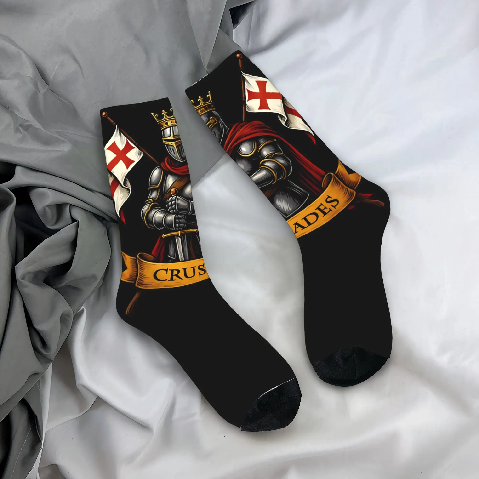

Knights Templar Stockings Design Kawaii Socks Autumn Anti Skid Socks Women Men Running High Quality Socks