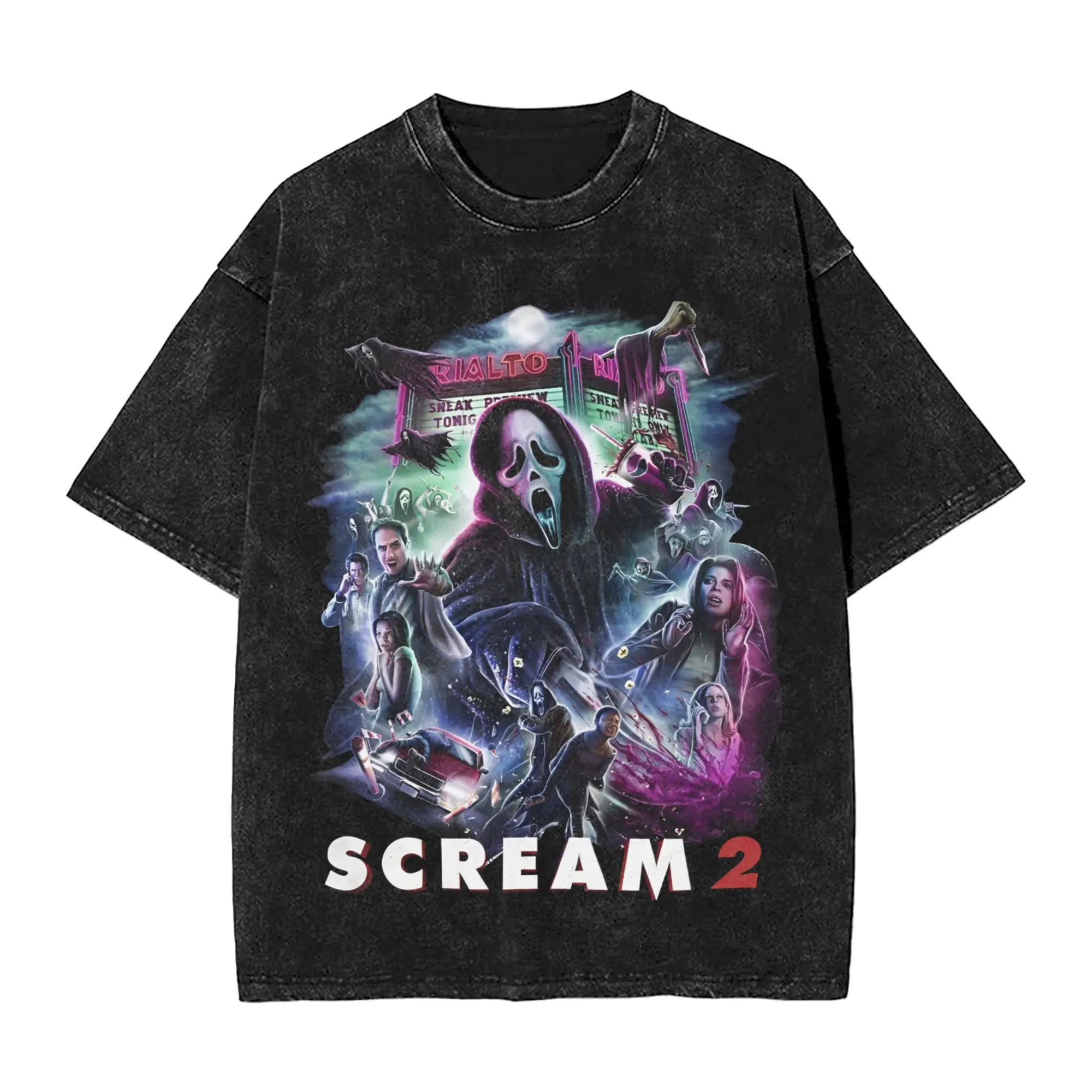 

Футболка Scream в стиле ретро с фильмом, летние эстетические футболки, повседневная хипстерская футболка для мужчин, футболки с короткими рукавами на заказ «сделай сам»