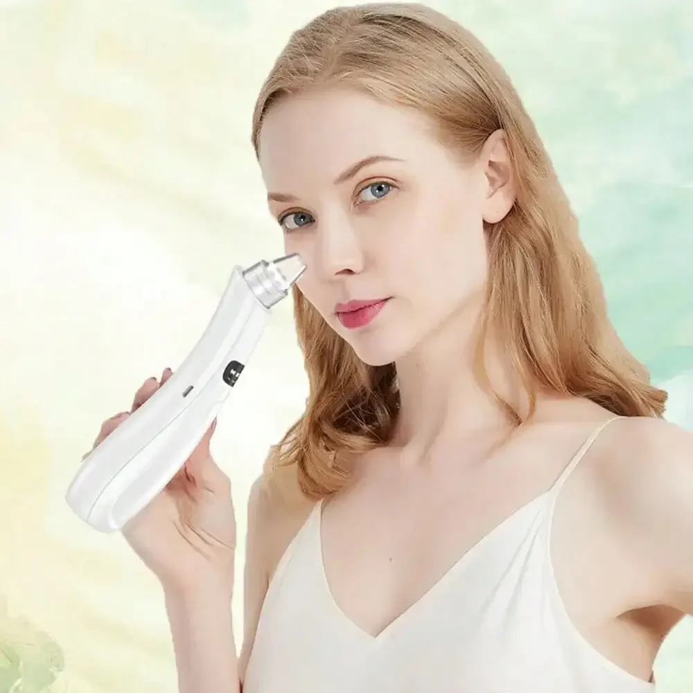 Machine électrique d'épurateur de visage 3 en 1, nettoyeur de pores sous vide, brosse de nettoyage en profondeur pour exfolier les cellules de peau morte
