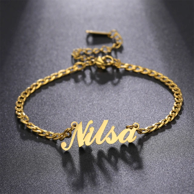 Personalized Women Bracelets Gifts Women Name Bracelet Custom Arabic Name Bracelet Customized Bracelets Aliexpress