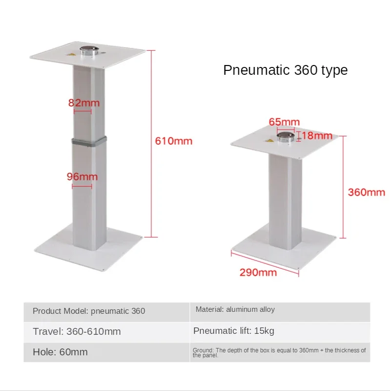 Pneumatic Tatami Lift Room Floor Pneumatic Tatami Lift Table Household Tatami Hydraulic Lifter