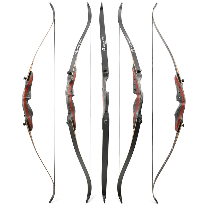 Archery 62inch Recurve Bow 20-50lbs Laminated Maple for Right Hand American Hunting Bow Shooting Training Hunting Accessories