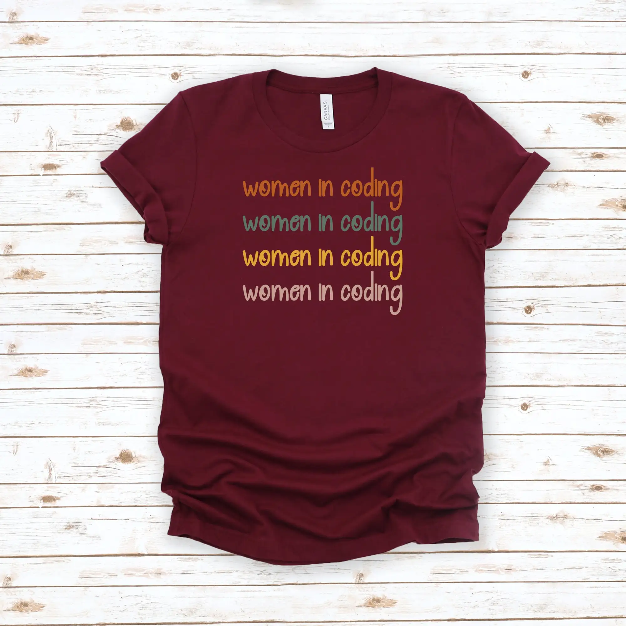 Women In Coding T Shirt Programmer Future Software Engineer Coder Developer Programming