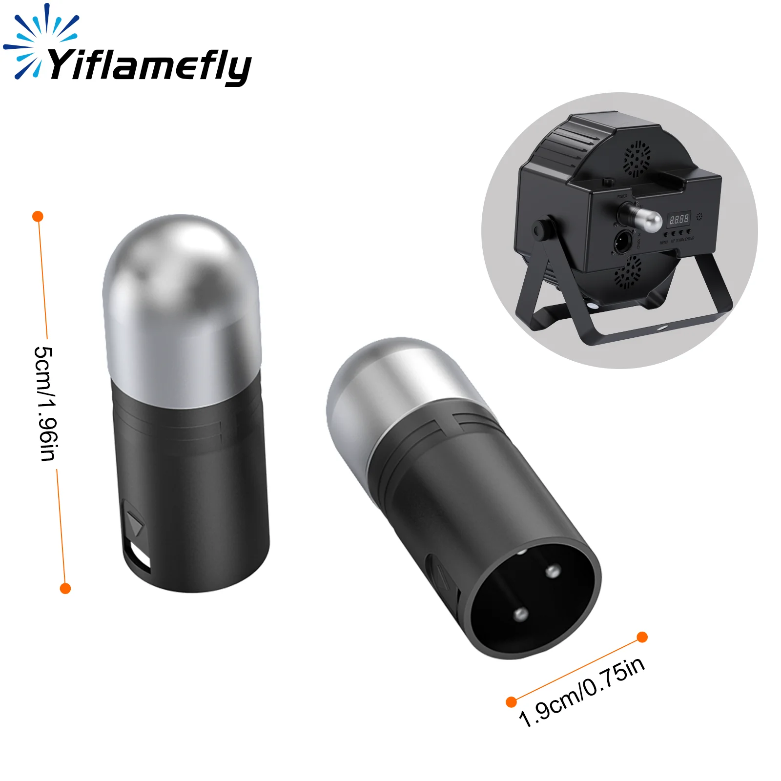 

Yiflamefly 2/4/8Pcs 120Ohm DMX Signal Termination Resistor 3Pin XLR Terminator DMX Controller For Party Par Light Stage Lighting