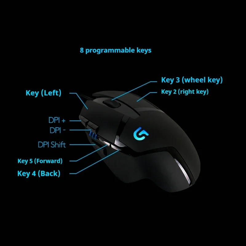 LogitechMX Anywhere 3/ G402/G305/G304 Wired Usb Gaming Mouse With Breathing Light  For Mouse Gamer Competitive Gaming Mouse Log