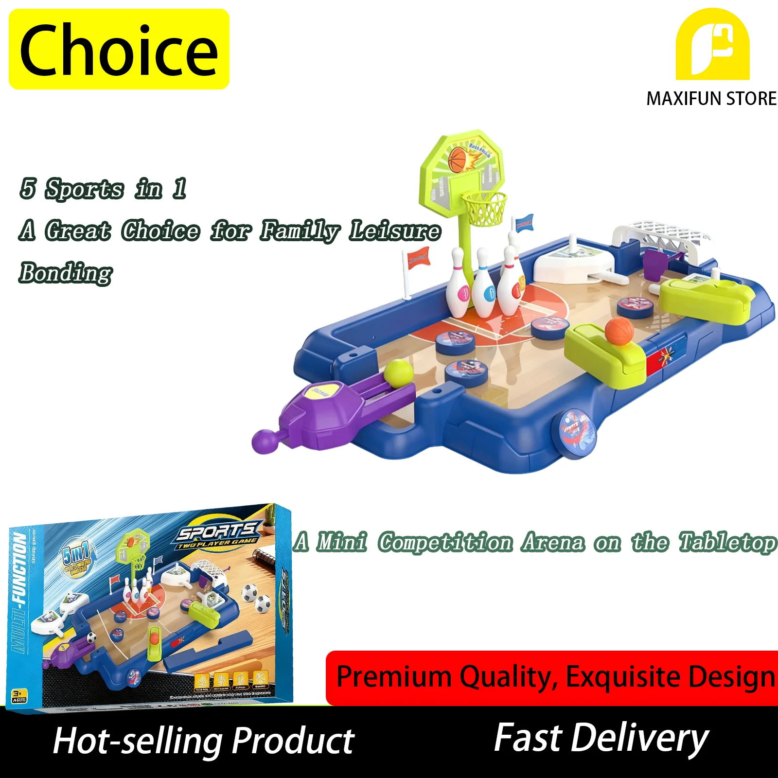 

5в1 многофункциональный баскетбольный футбол надувной мяч для боулинга спортивная настольная игра для детей детская игрушка развивающая игрушка
