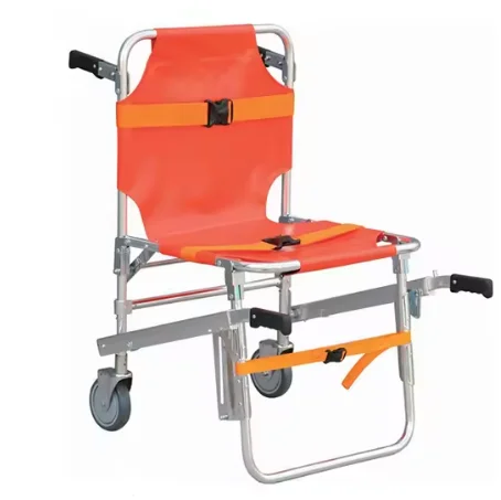 Wheeled Hand Cart for Stair Navigation Home Fire Emergency Evacuation Chair Ambulance Folding Hand Cart