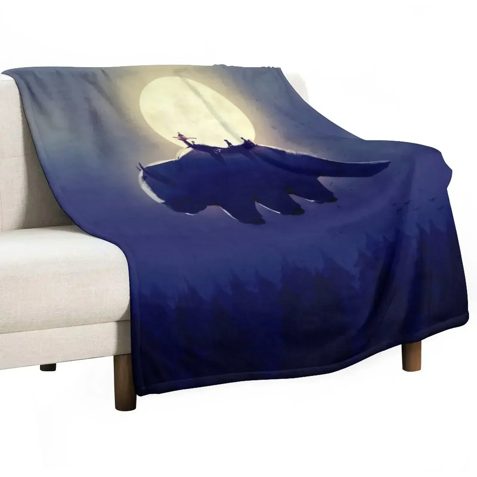 

The End of All Things - Night Version Throw Blanket for winter Decoratives Polar cosplay anime Blankets