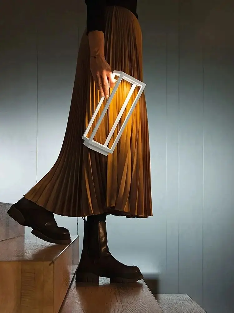 Cordless LED Table Lamp Touch Sensor 3-Levels Brightness Rechargeable Battery 24 Hours for Kids Hotel Nightstand Bedside Lights