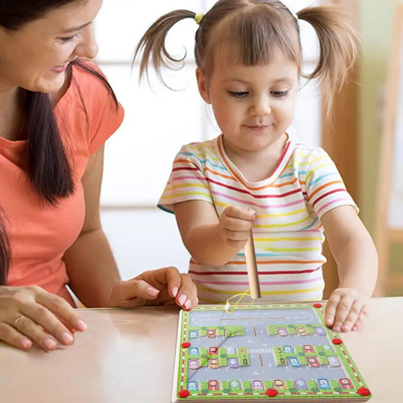 Tablica magnetyczna z alfabetem Przedszkole Zajęcia edukacyjne Zabawki edukacyjne Dopasowywanie kolorów Zabawki Montessori Drewniane zabawki Prezent