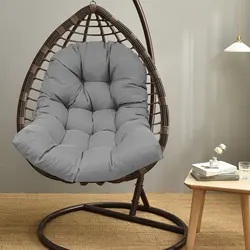 Hanging Basket Cushion Waterproof Indoor Outdoor Swing Hanging Basket Seat Cushion Soft Comfy Garden Hammock Chair Seat Pads