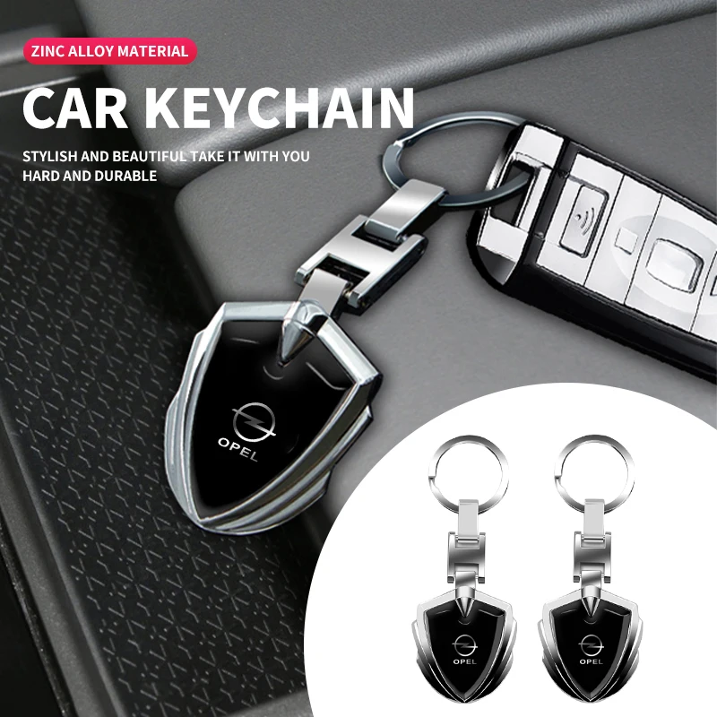 Car Emblem Fashion Metal Keychain 3D Car Metal Key Rings For Opel Corsa Astra Insignia Vectra Zafira Meriva Mokka Grandland