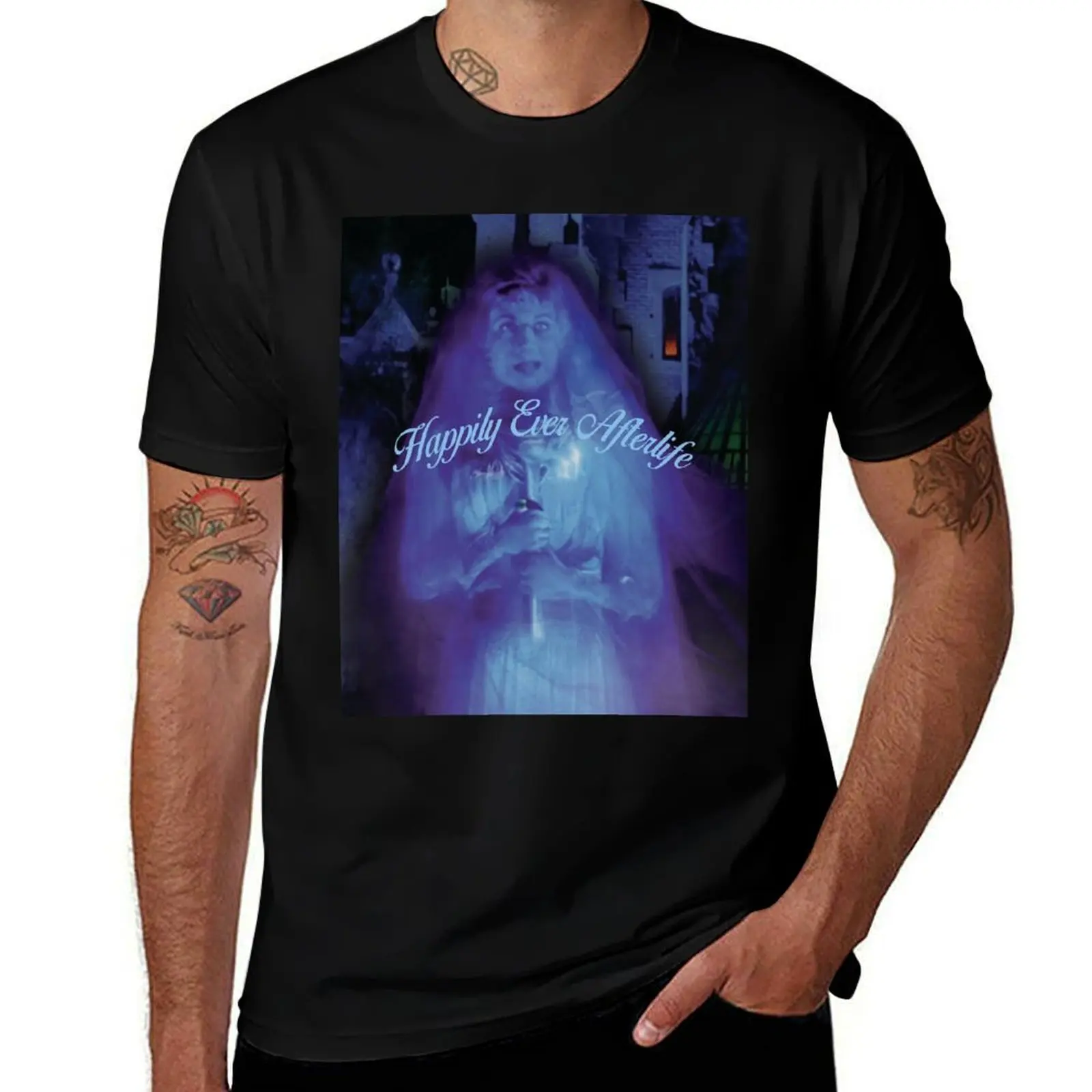 Constance Hatchaway Haunted Mansion Ghostly Bride Happily Ever Afterlife T-Shirt Fitness Quick Dry Short Sleeve Top T-Shirt