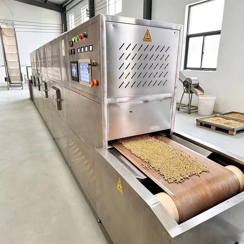 Customized Industrial Electric Microwave Tunnel Sterilization Dryer  Tea Processing Drying and Sterilization Eco-Friendly