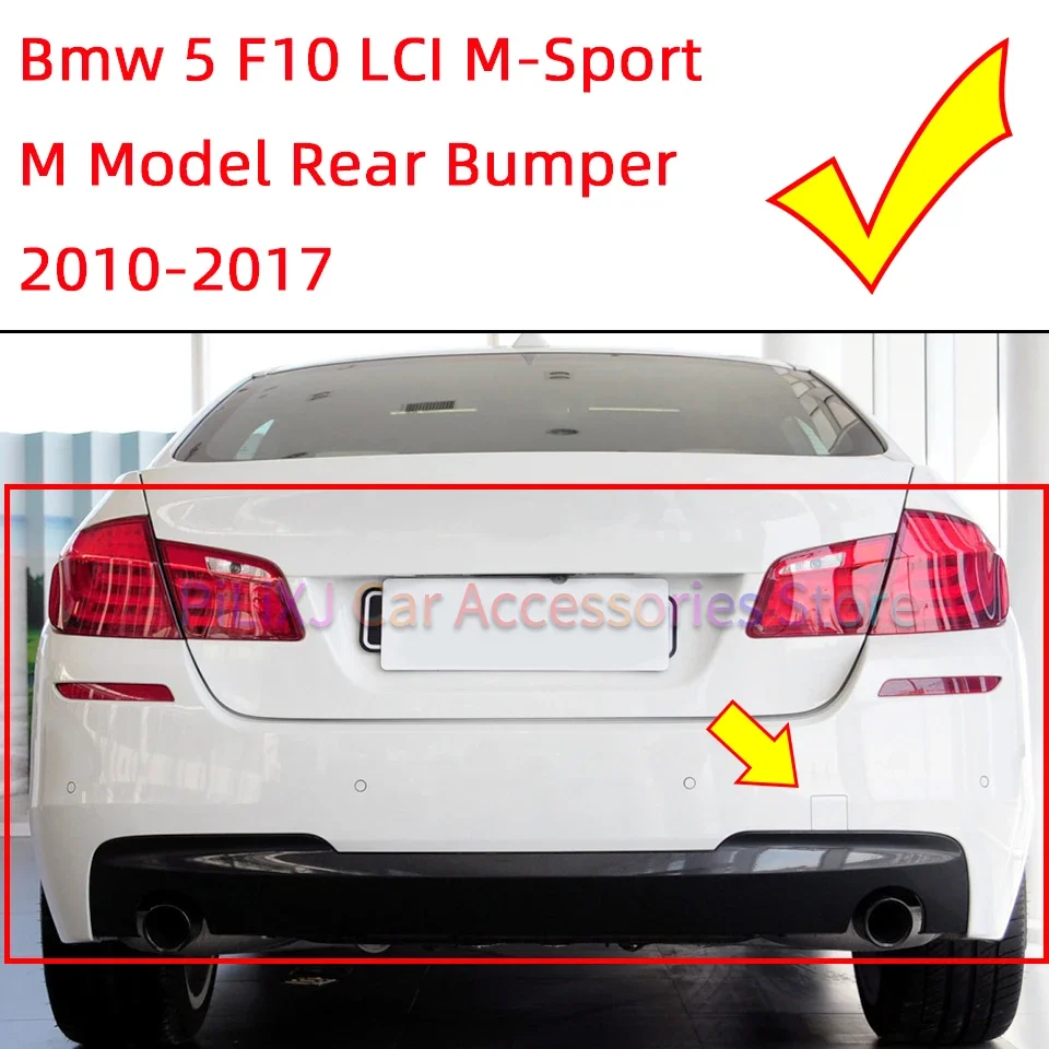 Rear Bumper Towing Hook Cover Cap For BMW 5 Series 10-17 F10 F11 LCI M-SPORT #51128048592 M5 518d 520d 528iX 535dX 550i 550iX